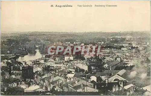 Cartes postales Angouleme Vue Generale Faubourg Lhoumeau