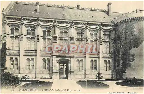 Cartes postales Angouleme L'Hotel de Ville Cote Est