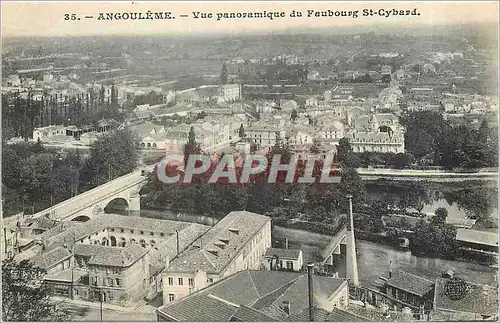 Ansichtskarte AK Angouleme Vue panoramique du Faubourg St Cybard