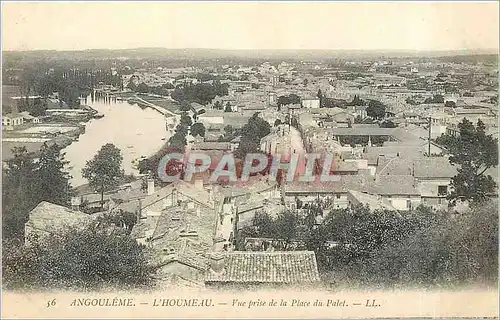 Cartes postales Angouleme L'Houmeau Vue prise de la Place du Palet
