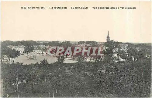 Ansichtskarte AK Charente Ind Ile d'Oleron Le Chateau Vue generale prise a vol d'Oiseau