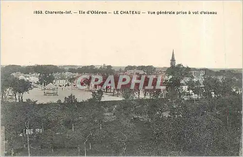 Cartes postales Charente Ind Ile d'Oleron Le Chateau Vue generale prise a vol d'Oiseau