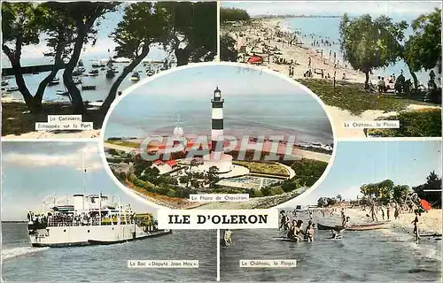 Cartes postales moderne Ile d'Oleron La Cotiniere Echappee sur le port Le Bac Depute Jean Hay