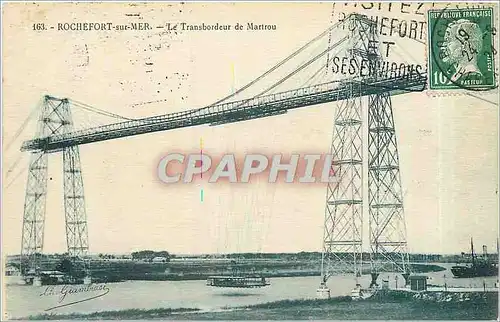 Moderne Karte Rochefort sur Mer Le Transbordeur de Martrou