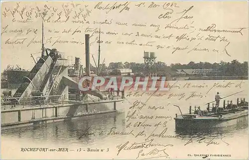 Cartes postales Rochefort sur Mer Bassin Bateau