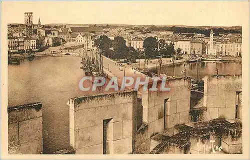 Ansichtskarte AK La Rochelle Vue panoramique prise de la Tour Saint Nicolas