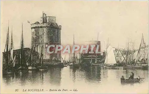 Cartes postales La Rochelle Entree du Port Bateaux