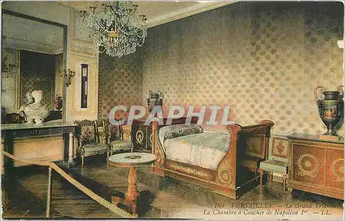 Ansichtskarte AK Versailles Le Grand Trianon La Chambre a Coucher de Napoleon