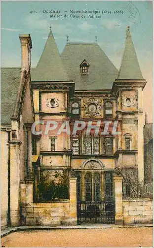 Cartes postales Orleans Musee Historique Maison de Diane de Poitiers