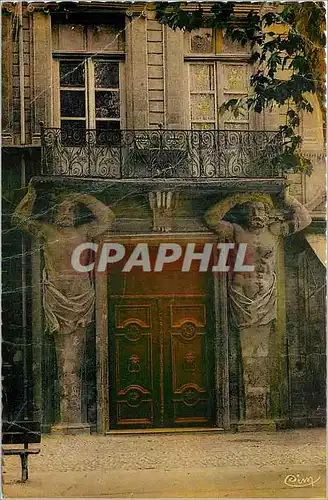 Cartes postales Aix en Provence B du Rh Cariatides de l'Hotel d'Espanet