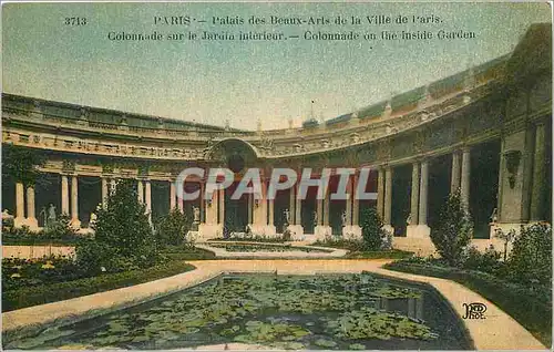 Cartes postales Paris Palais des Beaux Arts de la Ville de Paris Colonnade sur le Jardin Interieur