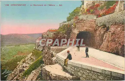 Cartes postales Constantine Le Boulevard de l'Abime