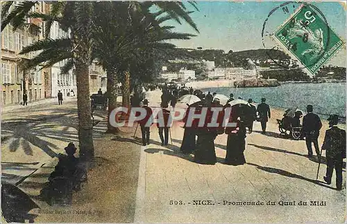 Cartes postales Nice Promenade du Quai du Midi