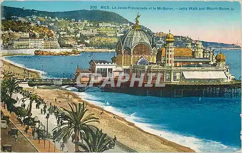 Cartes postales Nice La Jetee Promenade et le Mt Boron