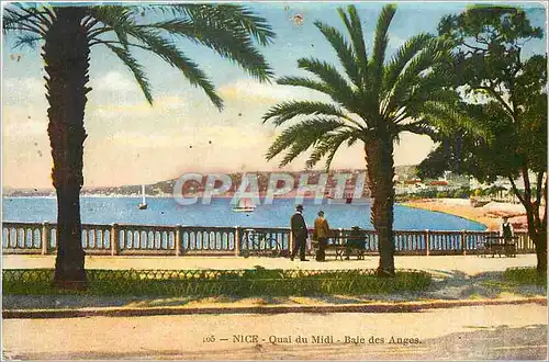 Cartes postales Nice Quai du Midi Baie des Anges