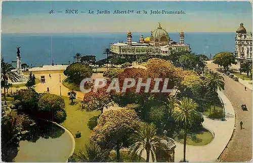 Cartes postales Nice Le Jardin Albert Ier la Jetee Promenade