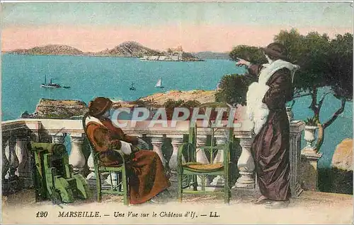 Ansichtskarte AK Marseille Une Vue sur le Chateau d'If