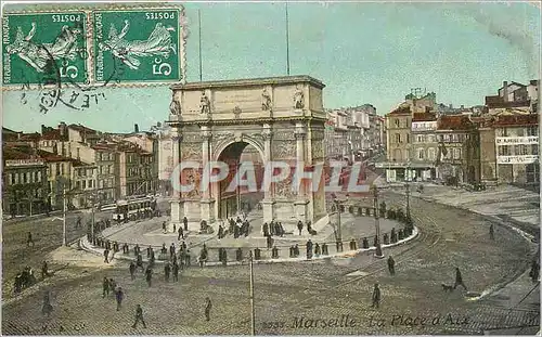 Cartes postales Marseille La Place d'Aix