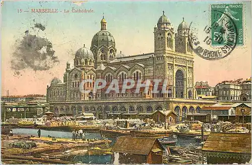 Cartes postales Marseille La Cathedrale