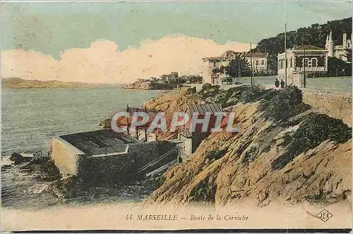 Cartes postales Marseille Route de la Corniche