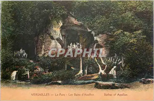 Cartes postales Versailles Le Parc Les Bains d'Apollon