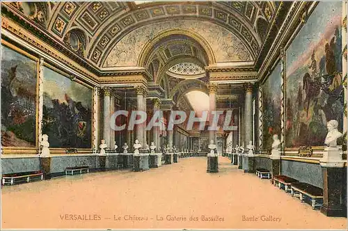 Cartes postales Versailles Le Chateau La Galerie des Batailles