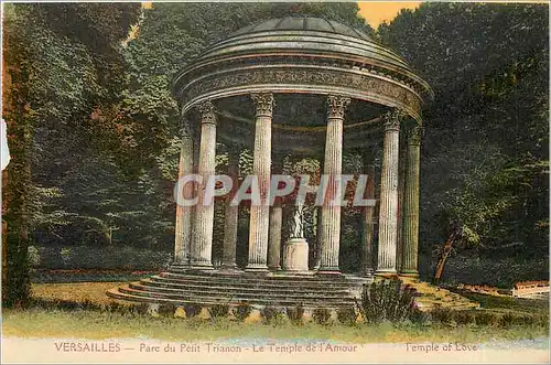 Cartes postales Versailles Parc du Petit Trianon Le Temple de l'Amour