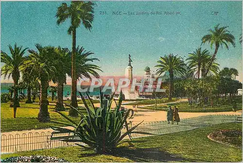 Cartes postales Nice Les Jardins du Roi Albert Ier