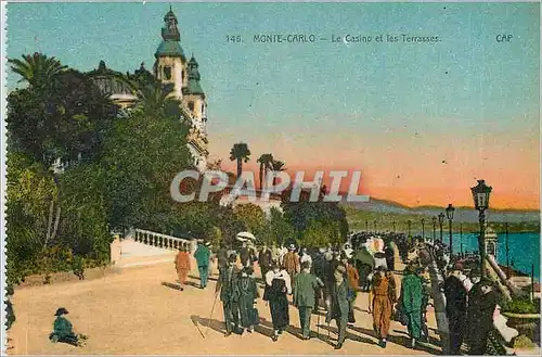 Cartes postales Monte Carlo Le Casino Le Casino et les Terrasses