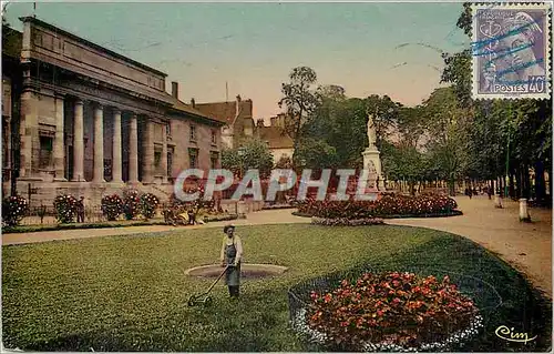 Cartes postales Chalon sur Saone S et L Square du Palais de Justice