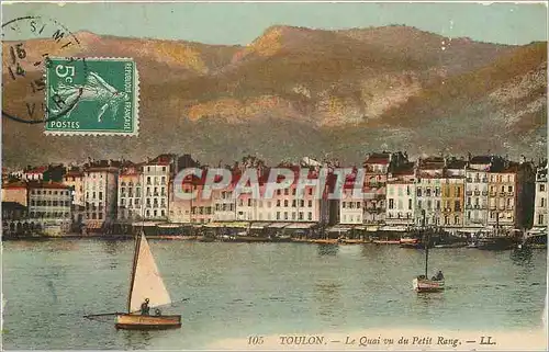 Cartes postales Toulon Le Quai vu du Petit Rang