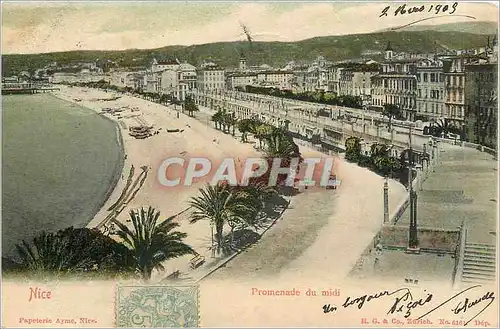 Cartes postales Nice Promenade du Midi