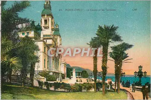 Cartes postales Monte Carlo Le Casino et les Terrasses