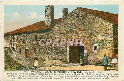 Cartes postales L'Auberge sanglante de Peyrebeilhe Ardeche