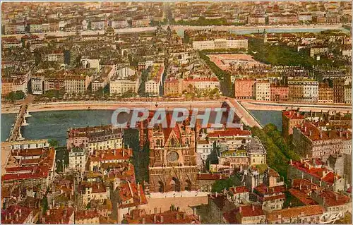 Ansichtskarte AK Lyon Vue generale sur Bellecour