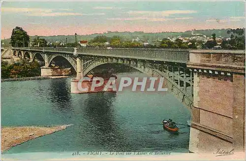 Cartes postales Vichy Le Pont sur l'Allier et Bellerive