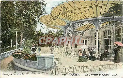 Ansichtskarte AK Vichy La Terrasse du Casino