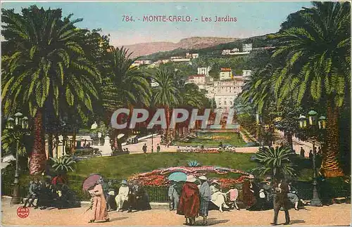 Cartes postales Monte Carlo Les Jardins