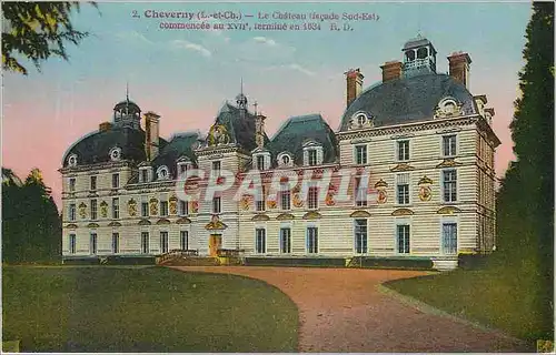 Ansichtskarte AK Cheverny L et Ch Le Chateau Facade Sud Est