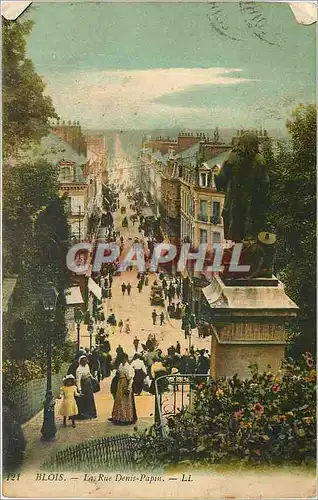 Cartes postales Blois La Rue Denis Papins