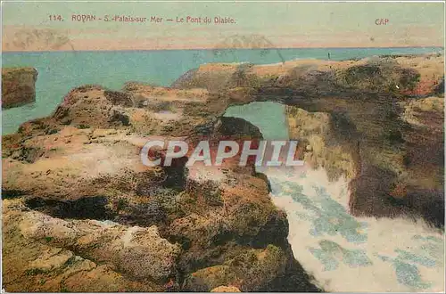 Ansichtskarte AK Royan S Palais Mer Le Pont du Diable