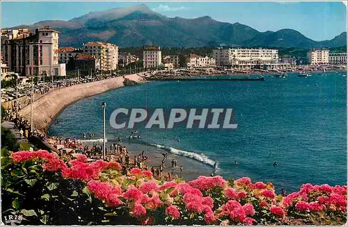 Cartes postales Saint Jean de Luz La Plage et la Rhune