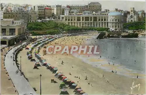 Cartes postales Biarritz Bses Pyr La grande plage