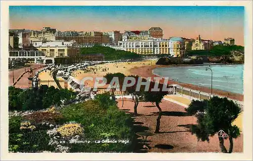 Cartes postales Biarritz La Grande Plage