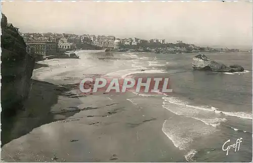 Cartes postales moderne Biarritz Basses Pyrenees Vue d'Ensemble de la grande plage
