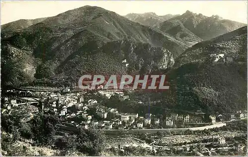 Ansichtskarte AK Amelie les Bains PO Vue generale Entree des Gorges Le Fort Au Fond Frontiere Espagnole