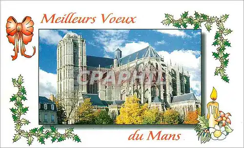 Cartes postales Meilleurs Voeux du Mans