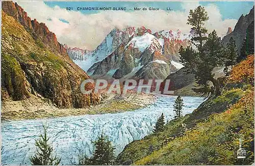 Cartes postales Chamonix Mont Blanc Mer de Glace