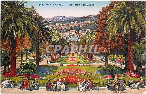 Cartes postales Monte Carlo Les Jardins du Casino