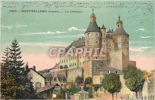 Ansichtskarte AK Montbeliard Doubs Le Chateau